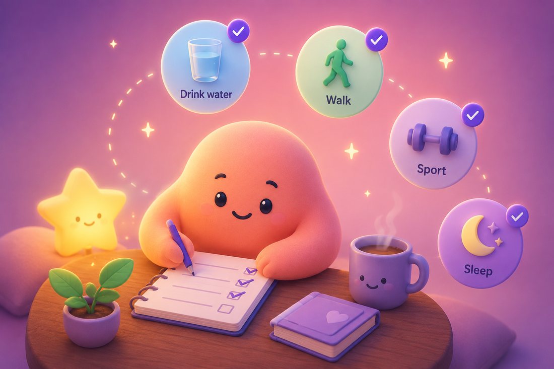 Build gentle habits with Maevy